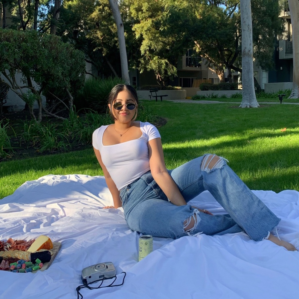 Zara Ripped Wide Leg Jeans from Tik Tok